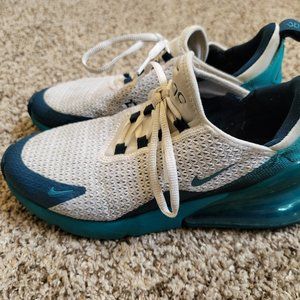 Nike Air Max 270 White Teal Youth/Womens
